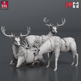 3D Printed STL Miniatures Nobles Set 28 - 32mm War Gaming D&D - Charming Terrain