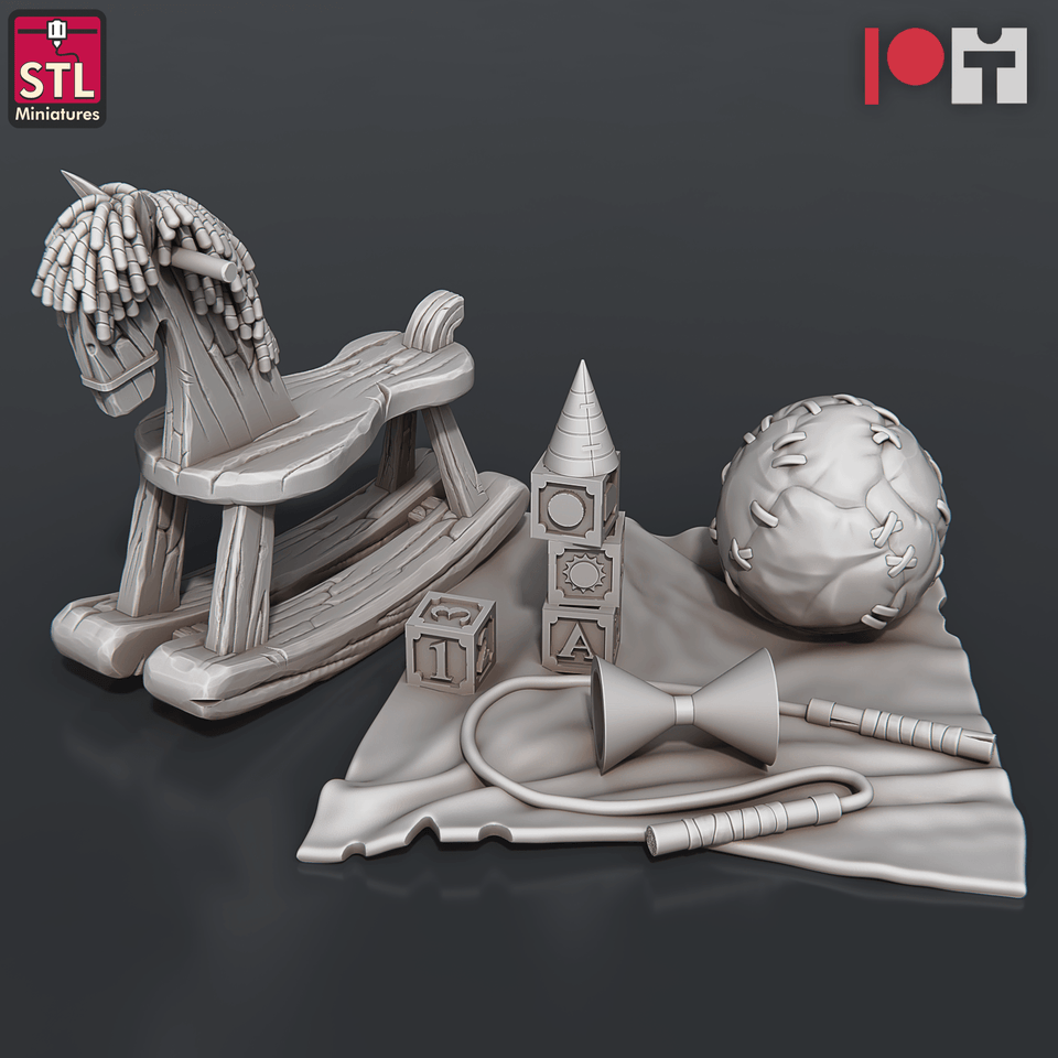 3D Printed STL Miniatures Orphanage Set 28 - 32mm War Gaming D&D - Charming Terrain