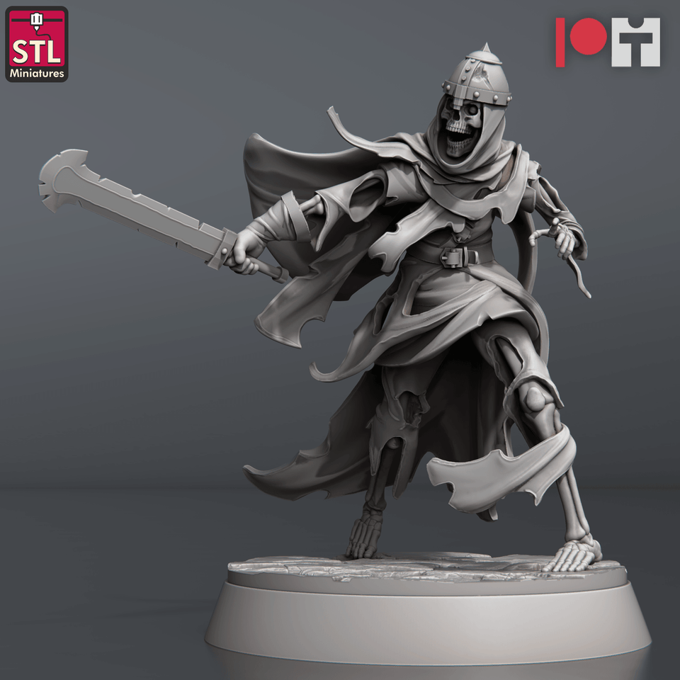 3D Printed STL Miniatures Reaver Knights 28 - 32mm War Gaming D&D - Charming Terrain