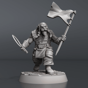 3D Printed STL Miniatures Riot Set 28 - 32mm War Gaming D&D - Charming Terrain