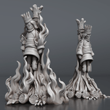 3D Printed STL Miniatures Riot Set 28 - 32mm War Gaming D&D - Charming Terrain