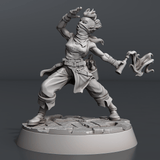 3D Printed STL Miniatures Riot Set 28 - 32mm War Gaming D&D - Charming Terrain