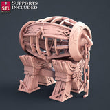 3D Printed STL Miniatures Slave Merchant Set 28 - 32mm War Gaming D&D - Charming Terrain