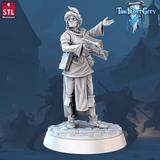 3D Printed STL Miniatures The Frost City Apprentices 28mm - 32mm War Gaming D&D - Charming Terrain
