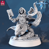 3D Printed STL Miniatures The Frost City Apprentices 28mm - 32mm War Gaming D&D - Charming Terrain