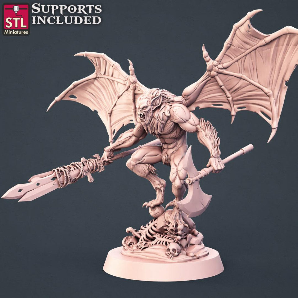 3D Printed STL Miniatures Vampire Set 28 - 32mm War Gaming D&D - Charming Terrain
