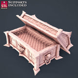 3D Printed STL Miniatures Vampire Set 28 - 32mm War Gaming D&D - Charming Terrain