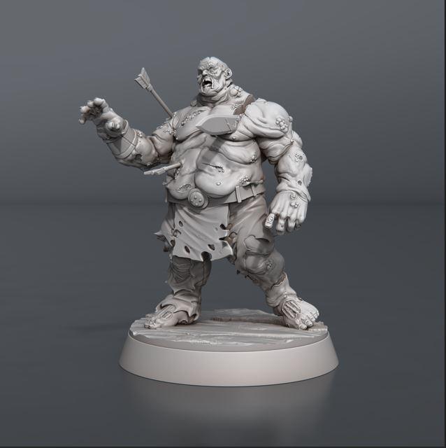 3D Printed STL Miniatures Zombie Set 28 - 32mm War Gaming D&D - Charming Terrain