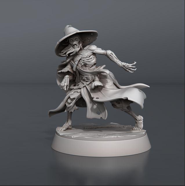 3D Printed STL Miniatures Zombie Set 28 - 32mm War Gaming D&D - Charming Terrain