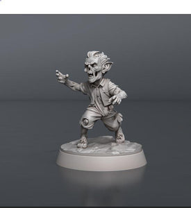 3D Printed STL Miniatures Zombie Set 28 - 32mm War Gaming D&D - Charming Terrain