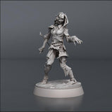 3D Printed STL Miniatures Zombie Set 28 - 32mm War Gaming D&D - Charming Terrain