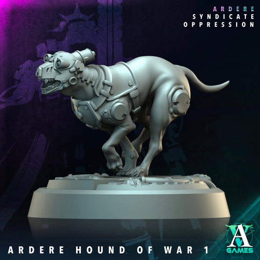 3D Printed Archvillain Games Ardere Hound of War Ardere - Syndicate Oppression 28 32mm D&D - 3D Printing Boss 