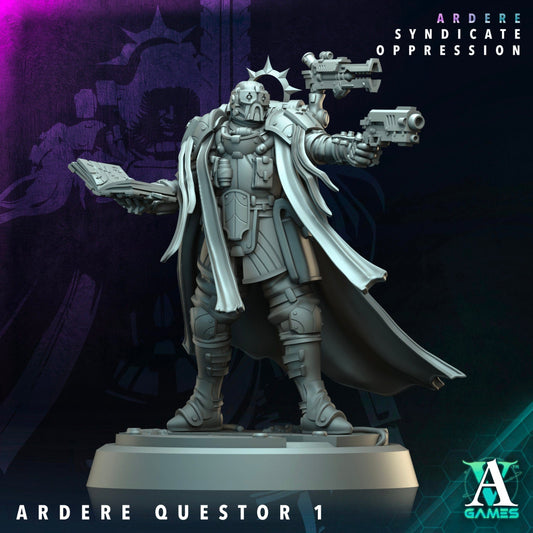 3D Printed Archvillain Games Ardere Questor Ardere - Syndicate Oppression 28 32mm D&D - 3D Printing Boss 