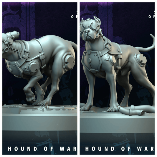 3D Printed Archvillain Games Ardere Hound of War Ardere - Syndicate Oppression 28 32mm D&D - 3D Printing Boss 