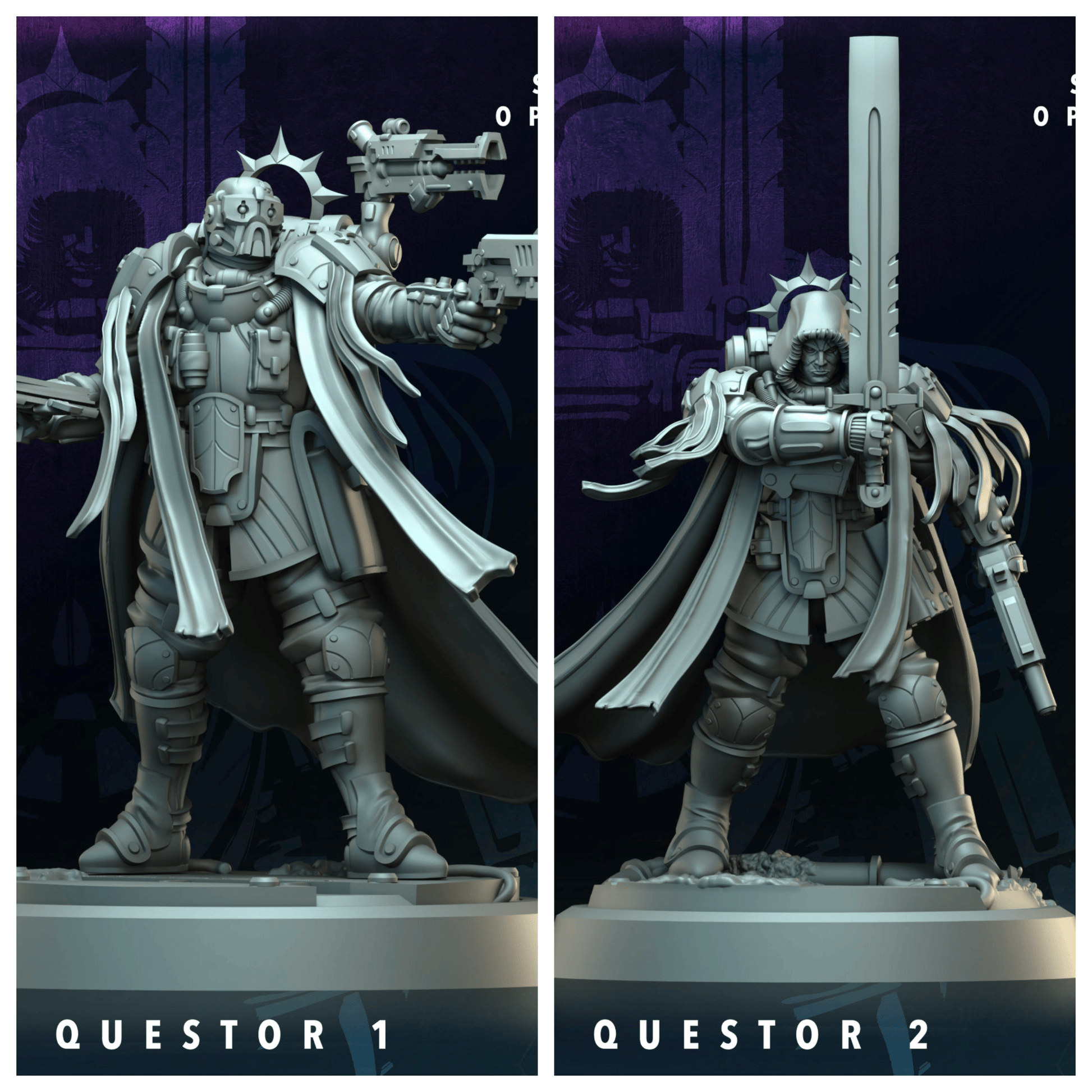 3D Printed Archvillain Games Ardere Questor Ardere - Syndicate Oppression 28 32mm D&D - 3D Printing Boss 