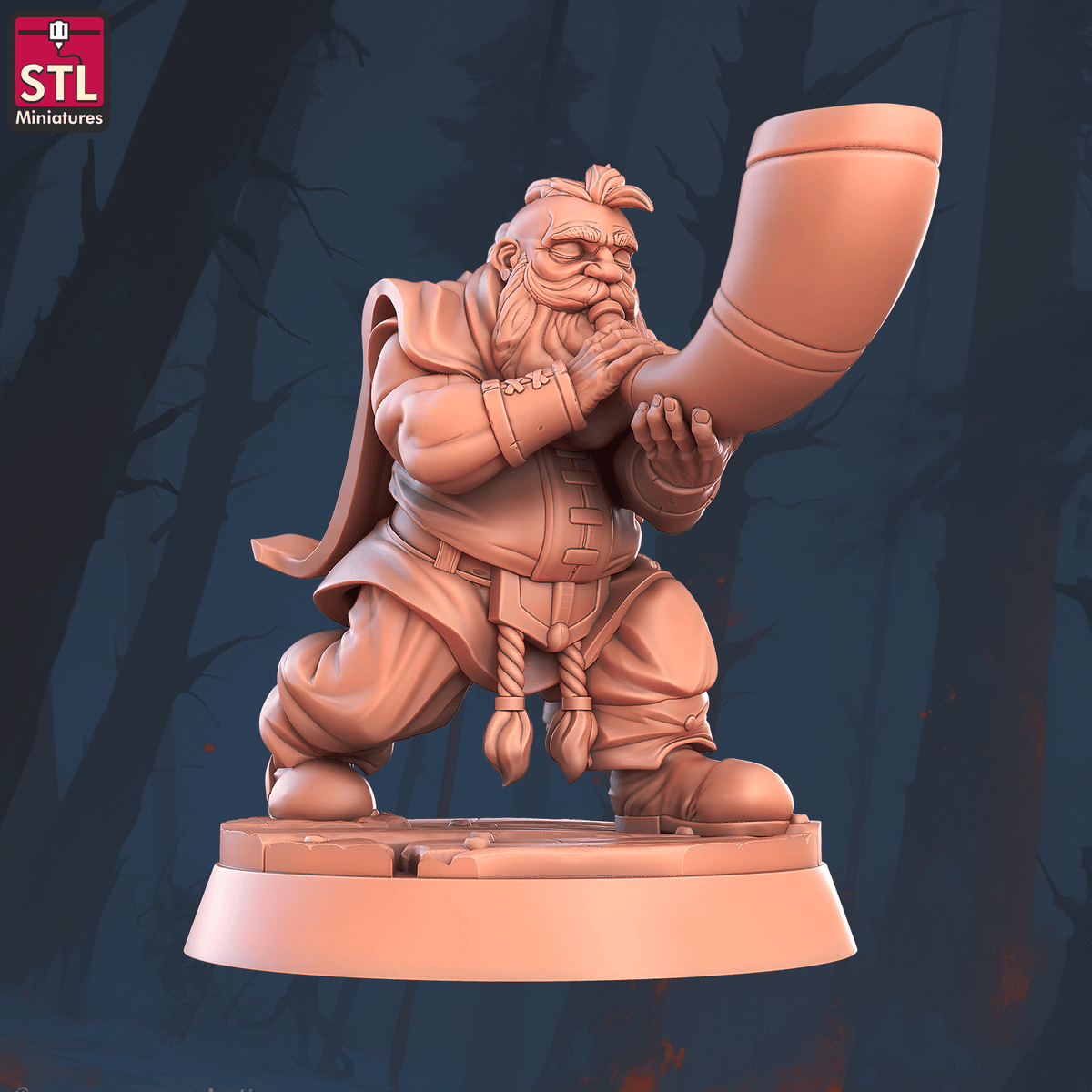 Charming Terrain 3D printed terrain (28mm) r58 music festival brass a 1 3D Printed STL Minatures Music Festival 28mm 32mm