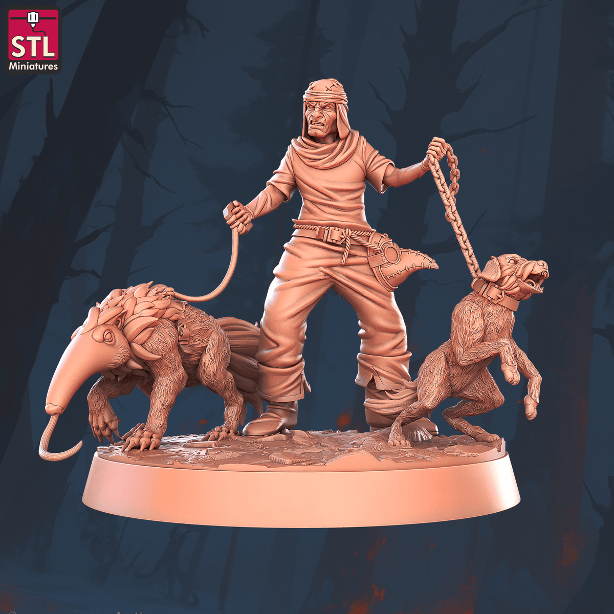 Charming Terrain 3D printed terrain (28mm) r59 pest controller b 1 3D Printed STL Minatures Pest Controller 28mm 32mm
