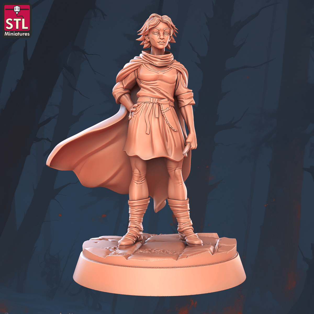 Charming Terrain 3D printed terrain (28mm) r60 falconry ladyhawke isabeau danjou 1 3D Printed STL Minatures Falconry Ladyhawke 28mm 32mm