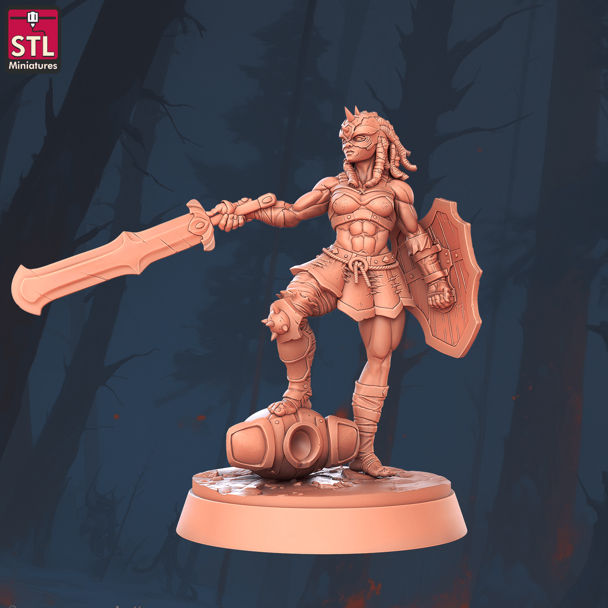 Charming Terrain 3D printed terrain (28mm) r61 battle arena gladiator a 1 3D Printed STL Minatures Battle Arena 28mm 32mm