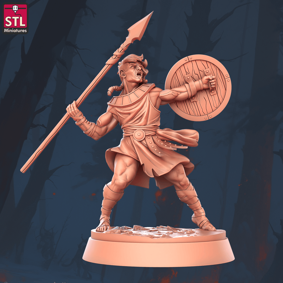 Charming Terrain 3D printed terrain (28mm) r61 battle arena gladiator b 1 3D Printed STL Minatures Battle Arena 28mm 32mm