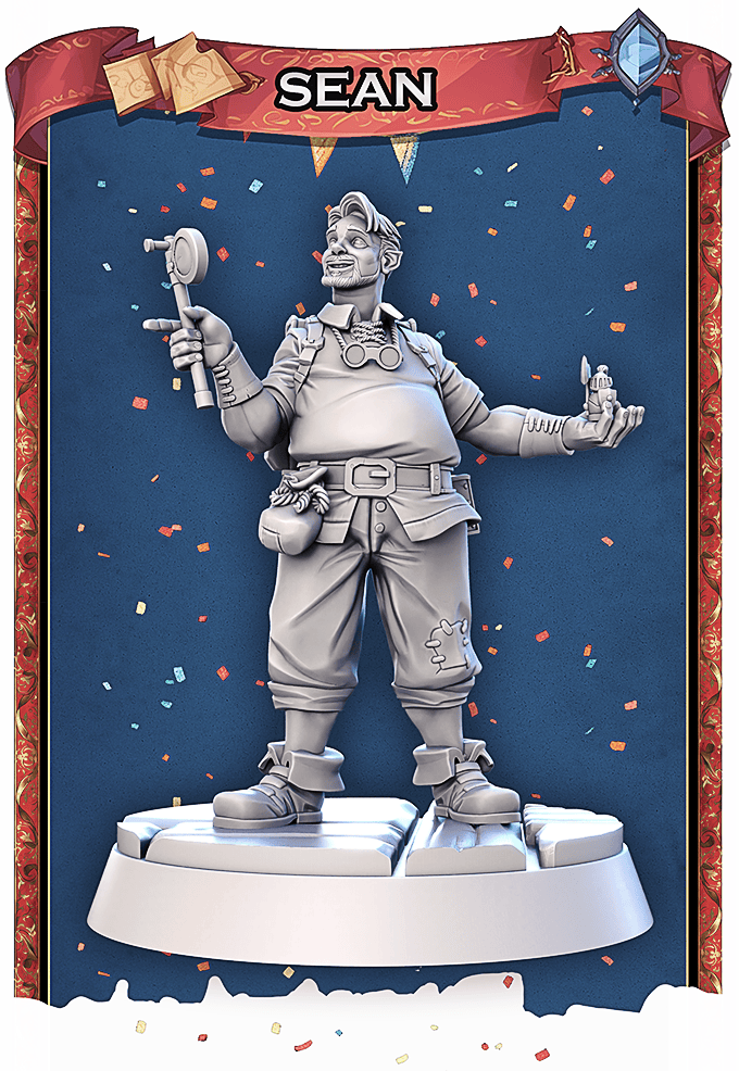 Charming Terrain 3D printed terrain (28mm) Sean 3D Printed STL Miniatures 5 Year Anniversary 28 - 32mm War Gaming D&D