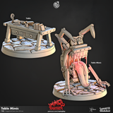 3D Printed Cast n Play Table Mimic Mimics Mayhem Set 28mm 32mm D&D