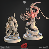 3D Printed Cast n Play Wizard Mimic Mimics Mayhem Set 28mm 32mm D&D