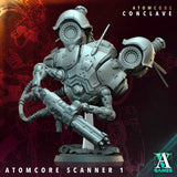 3D Printed Archvillain Games Atomcore Scanner Atomcore - Conclave 28 32mm D&D