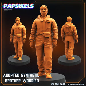 3D Printed Papsikels Adopted Synthetic Brother Worried October 2024 SciFi 28mm 32mm