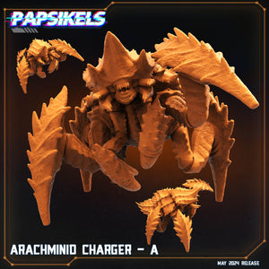 3D Printed Papsikels Arachminid Charger Set Democracy Troopers Bugs and Bots 28mm 32mm