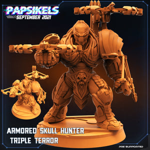 3D Printed Papsikels Apex Armored Skull Hunter Tidal Wave Skull Hunters 2 The Exterminators 28mm 32mm