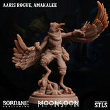 3D Printed Sordane Publishing Aaris Rogue Amakalee Moonsoon 28 32mm D&D