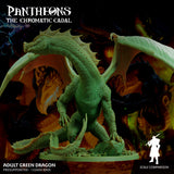 3D Printed Sordane Publishing Adult Green Dragon Pantheons The Chromatic Cabal 28 32mm D&D
