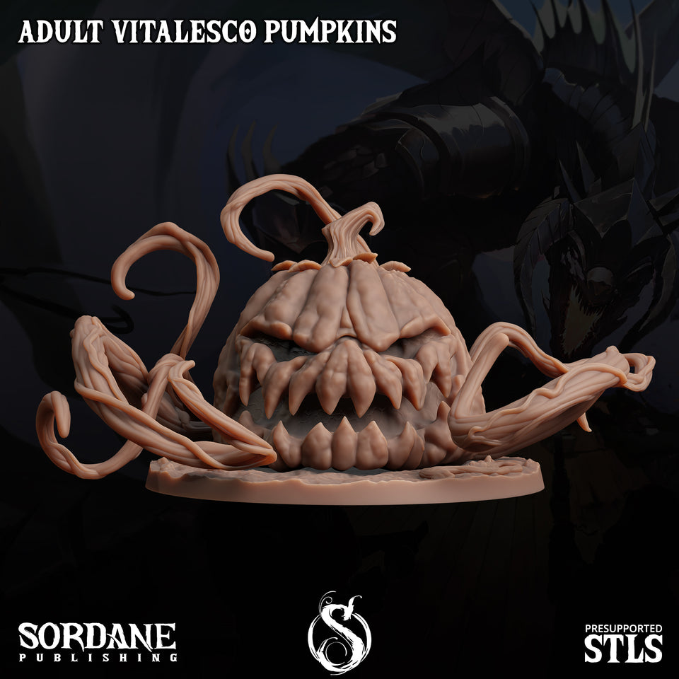3D Printed Sordane Publishing Adult Vitalesco Pumpkins 28 32mm D&D