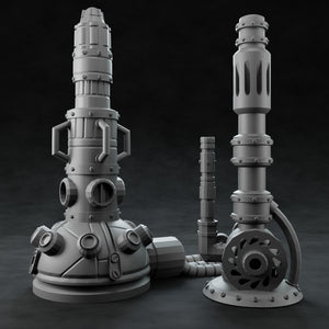 3D Printed Nafarrate Alchemy Stacks Set Space Orcs 28mm 32mm D&D