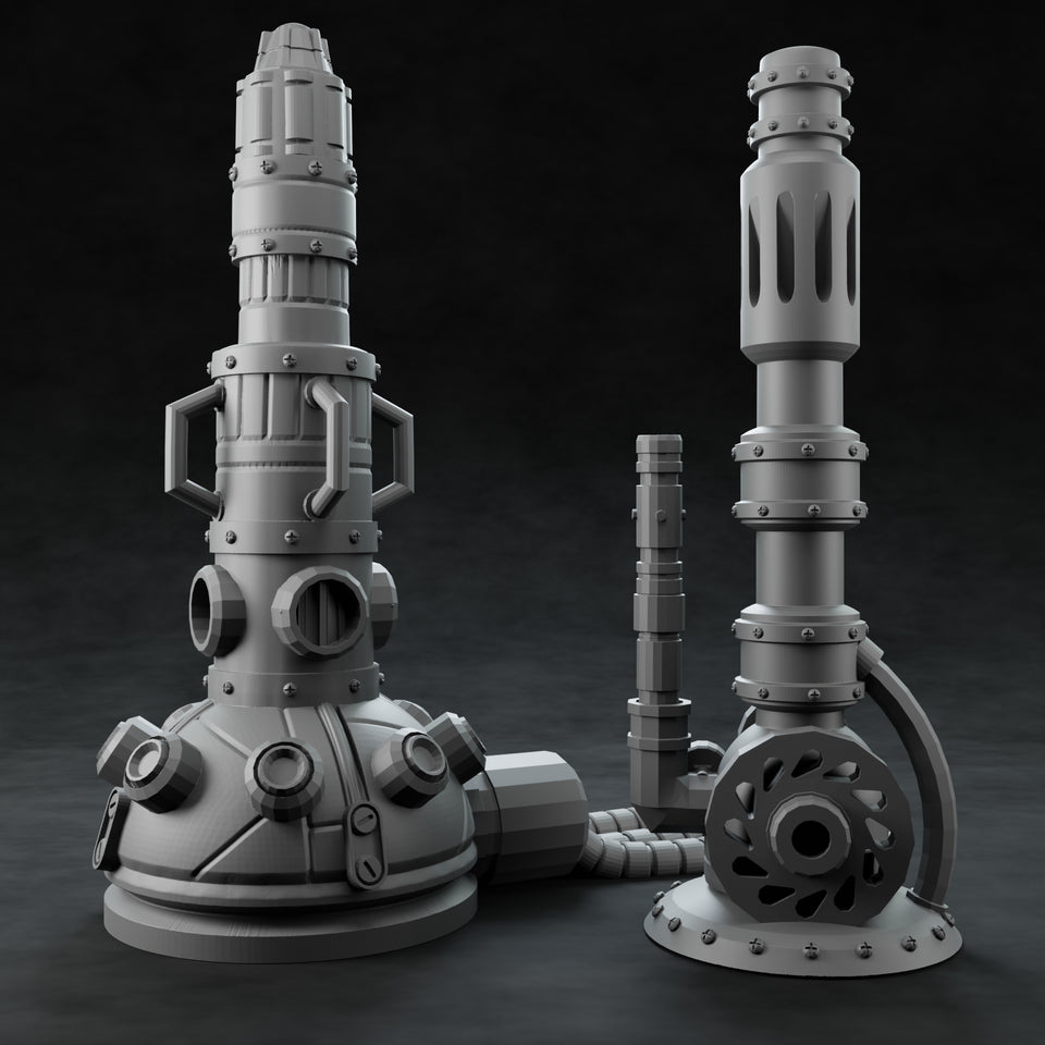 3D Printed Nafarrate Alchemy Stacks Set Space Orcs 28mm 32mm D&D
