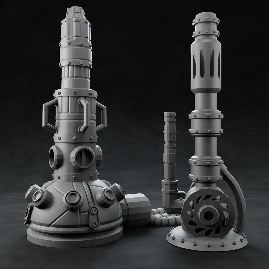 3D Printed Nafarrate Alchemy Stacks Set Space Orcs 28mm 32mm D&D
