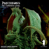 3D Printed Sordane Publishing Ancient Green Dragon Pantheons - The Chromatic Cabal  28 32mm D&D