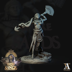 3D Printed Archvillain Games The Empire of Sands - Anphotep 28mm 32mm D&D