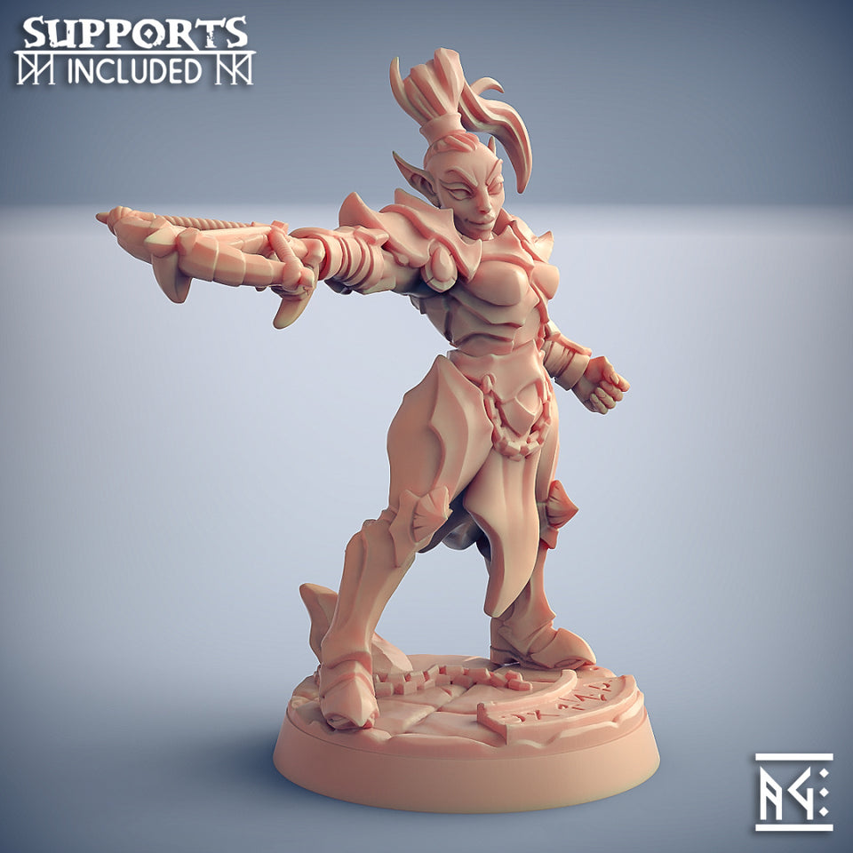 3D Printed Artisan Guild Ashen Inquisitor Set Ashen Alfar Inquisitors 28mm 32mm