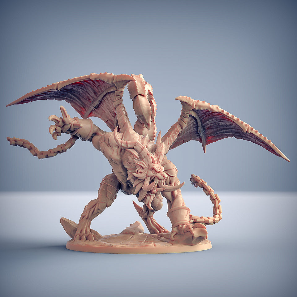 3D Printed Artisan Guild Ashen Manticore Epic Bosses 28mm 32mm