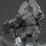3D Printed Nafarrate Assault Orc Set Space Orcs 28 32 mm D&D