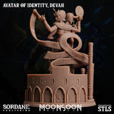 3D Printed Sordane Publishing Avatar of Identity Devah Moonsoon 28 32mm D&D
