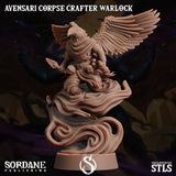 3D Printed Sordane Publishing Avensari Corpse Crafter Warlock Monster Mayhem II 28 32mm D&D