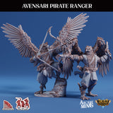 3D Printed Sordane Publishing Arcane Minis Avensari Pirate Ranger Swindler's Luck Part Two 28 32mm D&D
