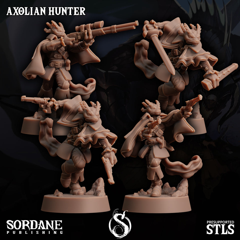 3D Printed Sordane Publishing Axolian Hunter 28 32mm D&D
