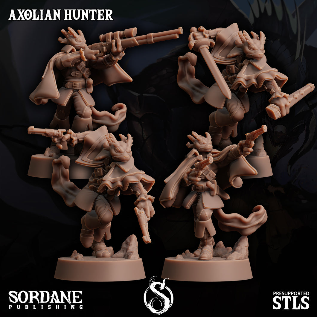 3D Printed Sordane Publishing Axolian Hunter 28 32mm D&D