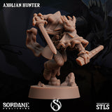 3D Printed Sordane Publishing Axolian Hunter 28 32mm D&D