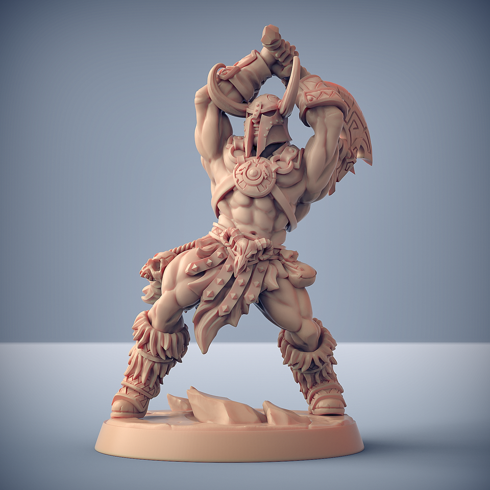 3D Printed Artisan Guild Modular Dragonpeak Barbarians Dragonpeak Barbarians 28mm 32mm