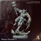 3D Printed Archvillain Games Blutgeir Marauder Bloodright - Crimson Legion 28 32mm D&D